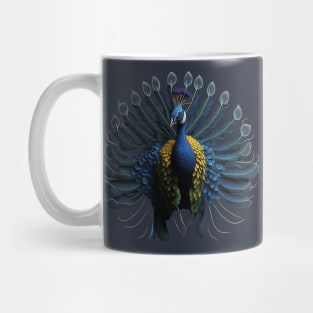 Colourful Peacock Mug